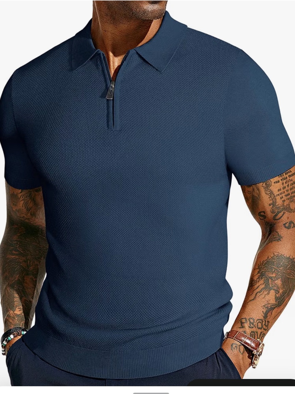 Men’s Paul Jones Textured Knit Polo